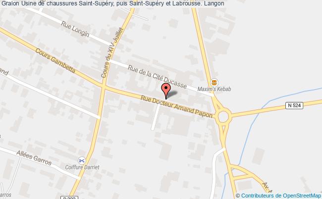 Usine De Chaussures Saint-supéry, Puis Saint-supéry Et Labrousse.  Langon