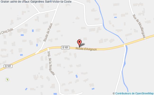 Usine De Chaux Gaignières  Saint-victor-la-coste