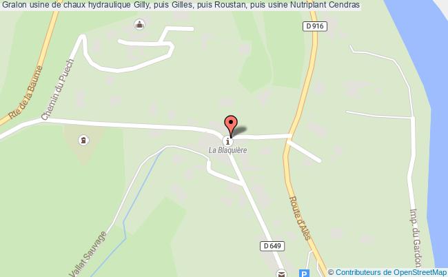 Usine De Chaux Hydraulique Gilly, Puis Gilles, Puis Roustan, Puis Usine Nutriplant  Cendras