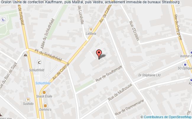 Usine De Confection Kauffmann, Puis Maural, Puis Vestra, Actuellement Immeuble De Bureaux  Strasbourg