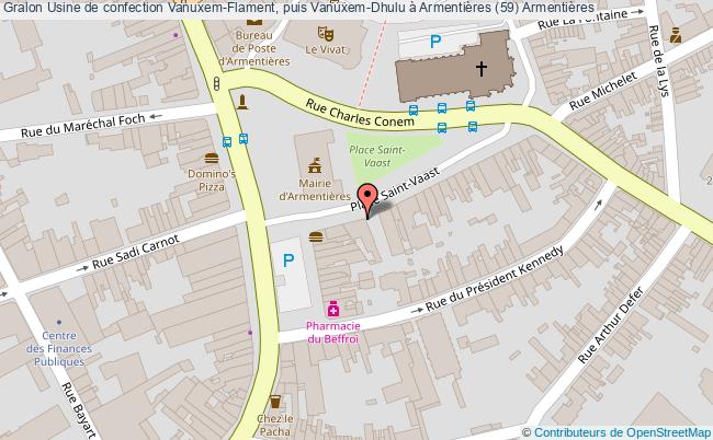 Usine De Confection Vanuxem-flament, Puis Vanuxem-dhulu à Armentières (59) 