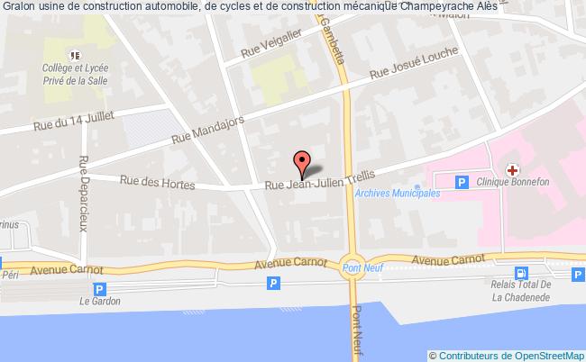 Usine De Construction Automobile, De Cycles Et De Construction Mécanique Champeyrache  Alès