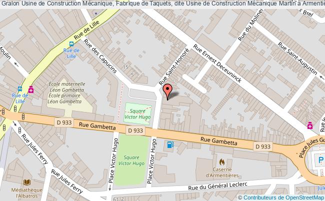 Usine De Construction Mécanique, Fabrique De Taquets, Dite Usine De Construction Mécanique Martin à Armentières (59) 