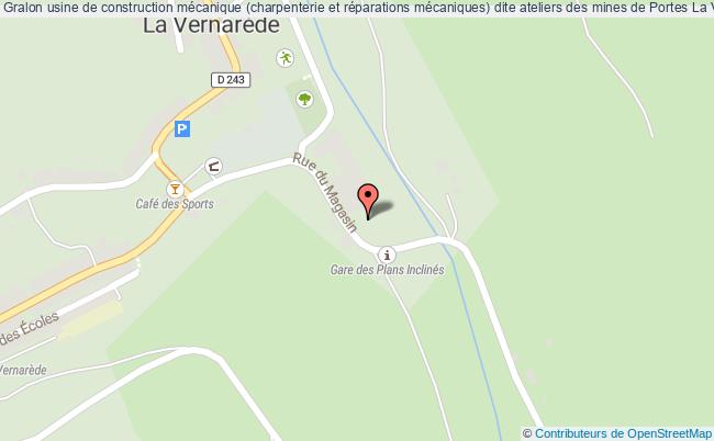 Usine De Construction Mécanique (charpenterie Et Réparations Mécaniques) Dite Ateliers Des Mines De Portes  La Vernarède
