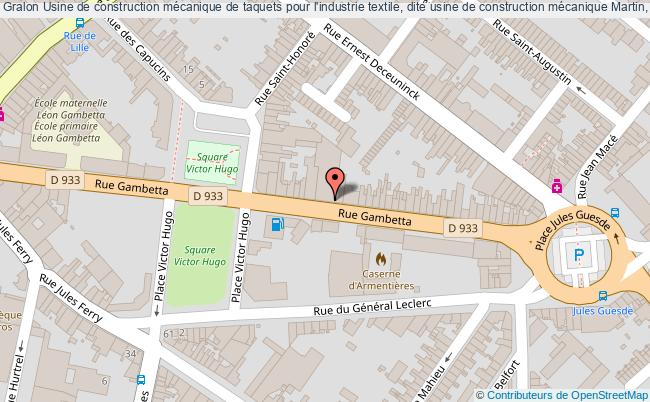 Usine De Construction Mécanique De Taquets Pour L'industrie Textile, Dite Usine De Construction Mécanique Martin, Puis Usine De Menuiserie Declercq, Actuelle Imprimerie Van Meenen à Armentières (59) 