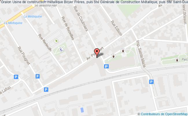 Usine De Construction Métallique Boyer Frères, Puis Sté Générale De Construction Métallique, Puis Sté Saint-quentinoise, Actuellement Ets Létoile.  Talence