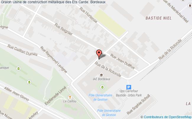 Usine De Construction Métallique Des Ets Carde.  Bordeaux
