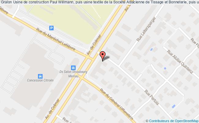 Usine De Construction Paul Willmann, Puis Usine Textile De La Société Alsacienne De Tissage Et Bonneterie, Puis Usine De Matériel De Télécommunication Télic  Strasbourg