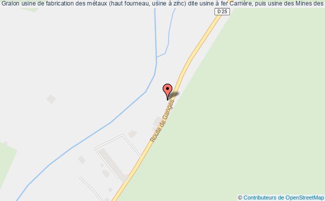 Usine De Fabrication Des Métaux (haut Fourneau, Usine à Zinc) Dite Usine à Fer Carrière, Puis Usine Des Mines Des Malines  Saint-laurent-le-minier