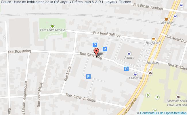 Usine De Ferblanterie De La Sté Joyaux Frères, Puis S.a.r.l. Joyaux.  Talence