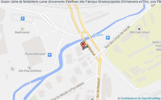 Usine De Ferblanterie (usine D'ornements D'édifices) Dite Fabrique Strasbourgeoise D'ornements En Zinc, Puis Fabrique Pour Ornements Bretzler, Puis Blanchisserie Industrielle Dite Teinturerie Moderne, 