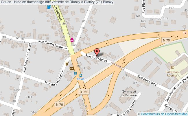 Usine De Flaconnage Dite Verrerie De Blanzy à Blanzy (71) 