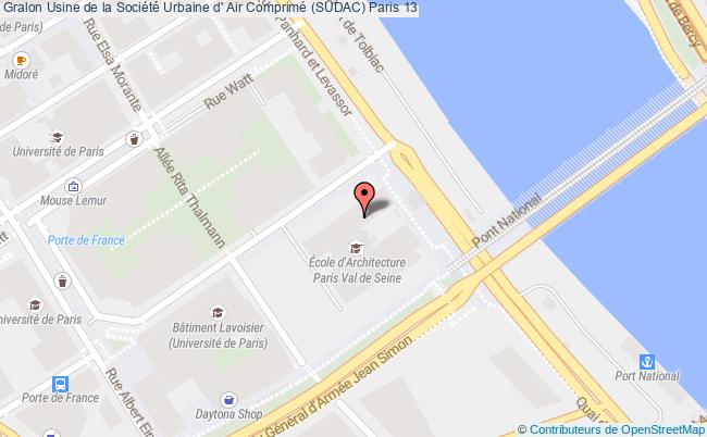 Usine De La Société Urbaine D' Air Comprimé (sudac)  Paris