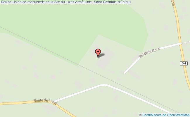 Usine De Menuiserie De La Sté Du Lattis Armé Unic.  Saint-germain-d'esteuil