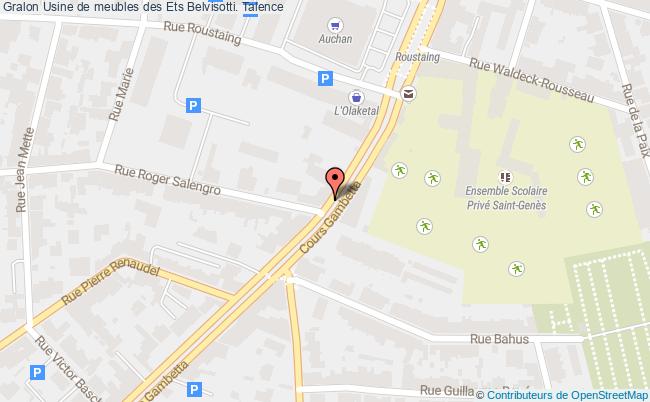 Usine De Meubles Des Ets Belvisotti.  Talence