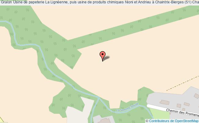 Usine De Papeterie La Lignéenne, Puis Usine De Produits Chimiques Nioni Et Andrieu à Chaintrix-bierges (51) 