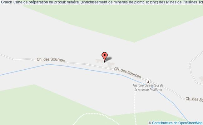 Usine De Préparation De Produit Minéral (enrichissement De Minerais De Plomb Et Zinc) Des Mines De Pallières  Tornac