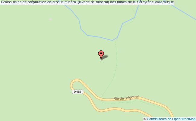 Usine De Préparation De Produit Minéral (laverie De Minerai) Des Mines De La Séreyrède  Valleraugue
