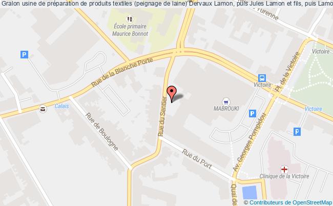 Usine De Préparation De Produits Textiles (peignage De Laine) Dervaux Lamon, Puis Jules Lamon Et Fils, Puis Lamon Louage, Puis Jules Lamon, Puis A. Lamon Et Fils Puis Usine D'impression Sur étoffes M.  Tourcoing