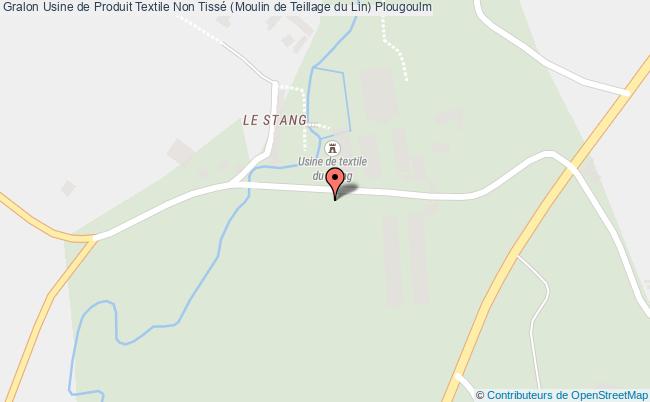 Usine De Produit Textile Non Tissé (moulin De Teillage Du Lin)  Plougoulm