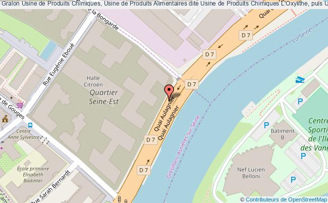 Usine De Produits Chimiques, Usine De Produits Alimentaires Dite Usine De Produits Chimiques L'oxylithe, Puis Usine De Produits Alimentaires Marga, Puis Astra, Actuellement Astra Calve à Asnières-sur-  Asnières-sur-seine