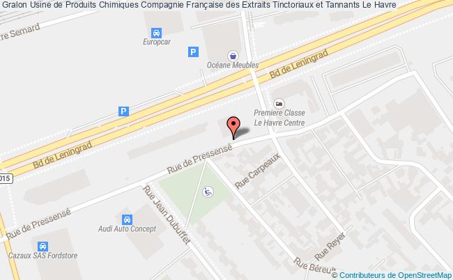 Usine De Produits Chimiques Compagnie Française Des Extraits Tinctoriaux Et Tannants  Le Havre
