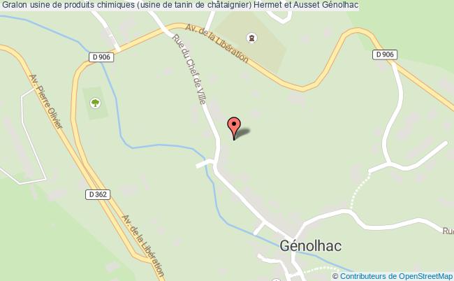 Usine De Produits Chimiques (usine De Tanin De Châtaignier) Hermet Et Ausset  Génolhac