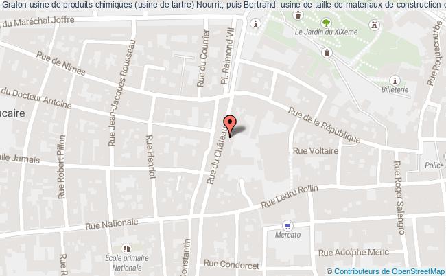 Usine De Produits Chimiques (usine De Tartre) Nourrit, Puis Bertrand, Usine De Taille De Matériaux De Construction Dite Marbrerie Poyen  Beaucaire