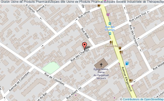 Usine De Produits Pharmaceutiques Dite Usine De Produits Pharmaceutiques Société Industrielle De Thérapeutique Scientifique Appliquée à Asnières-sur-seine (92) 