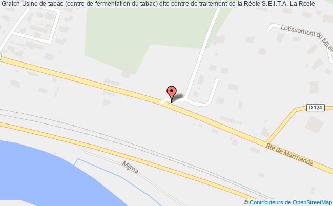 Usine De Tabac (centre De Fermentation Du Tabac) Dite Centre De Traitement De La Réole S.e.i.t.a. 