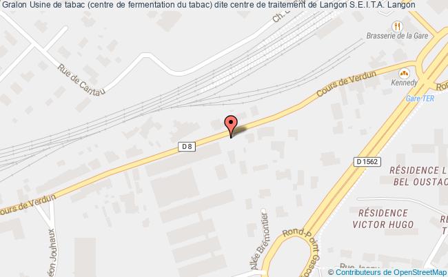 Usine De Tabac (centre De Fermentation Du Tabac) Dite Centre De Traitement De Langon S.e.i.t.a. 