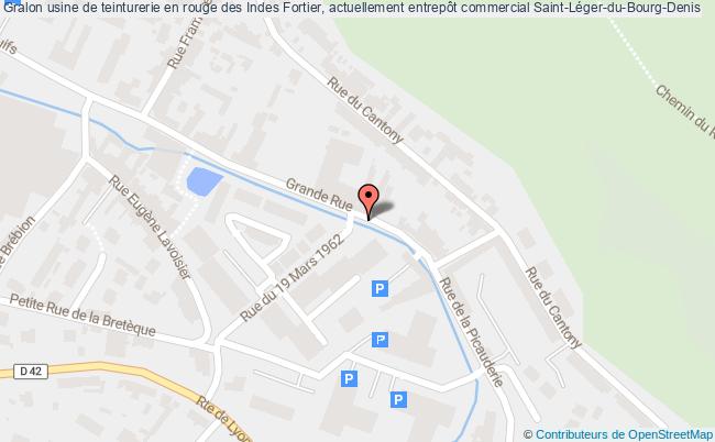 Usine De Teinturerie En Rouge Des Indes Fortier, Actuellement Entrepôt Commercial  Saint-léger-du-bourg-denis