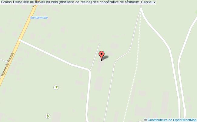 Usine Liée Au Travail Du Bois (distillerie De Résine) Dite Coopérative De Résineux.  Captieux