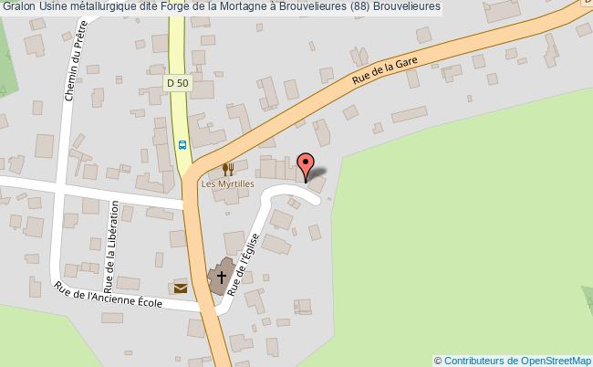 Usine Métallurgique Dite Forge De La Mortagne à Brouvelieures (88) 