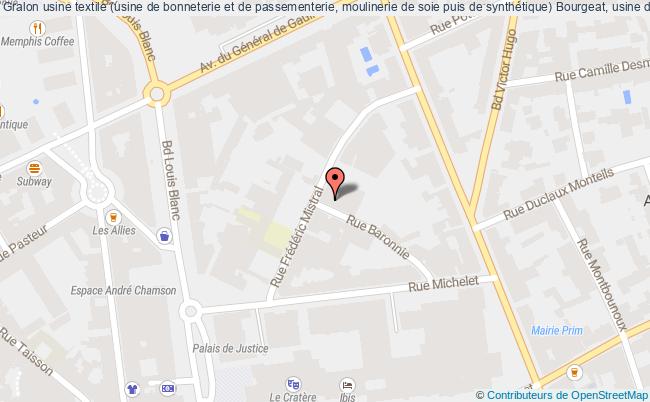 Usine Textile (usine De Bonneterie Et De Passementerie, Moulinerie De Soie Puis De Synthétique) Bourgeat, Usine De Petite Métallurgie (atelier D'entretien De Matériel Industriel Et Minier) P.i.c.  Alès
