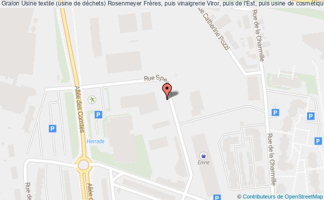 Usine Textile (usine De Déchets) Rosenmeyer Frères, Puis Vinaigrerie Viror, Puis De L'est, Puis Usine De Cosmétiques Cosmeurop  Strasbourg