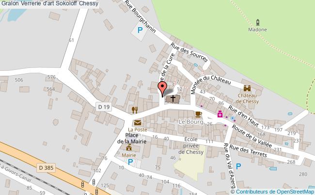 Verrerie D'art Sokoloff  Chessy