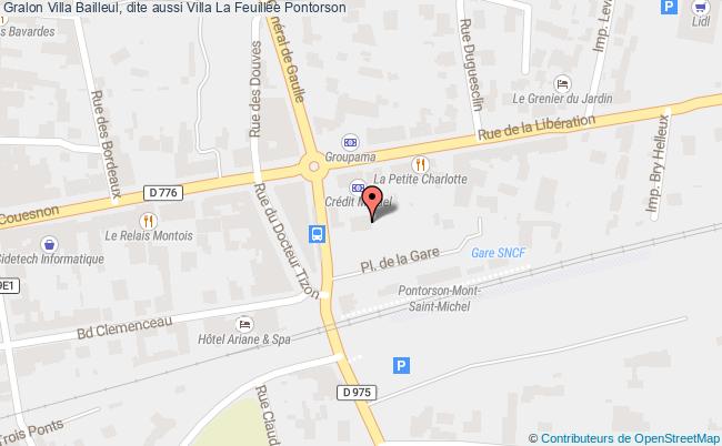 Villa Bailleul, Dite Aussi Villa La Feuillée  Pontorson