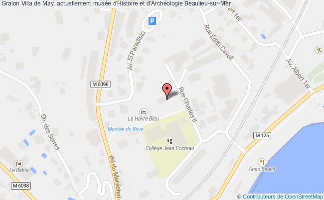 Villa De May, Actuellement Musée D'histoire Et D'archéologie  Beaulieu-sur-mer