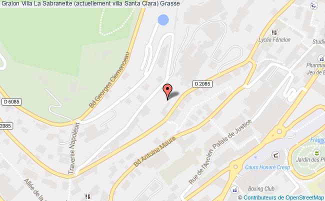 Villa La Sabranette (actuellement Villa Santa Clara)  Grasse