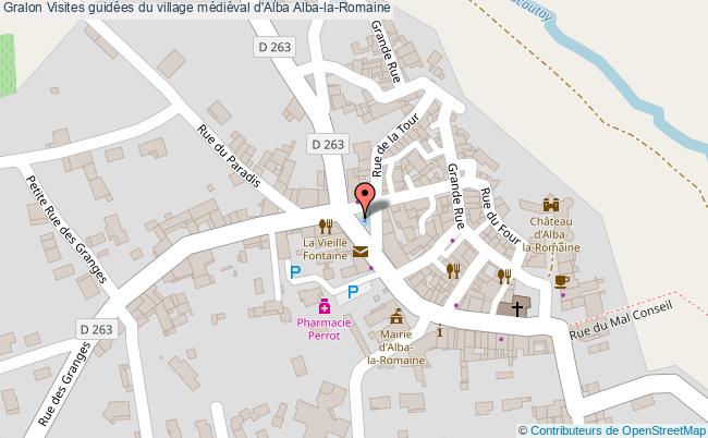 Visites Guidées Du Village Médiéval D'alba  Alba-la-romaine