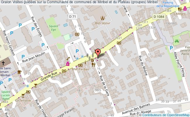 Visites Guidées Sur La Communauté De Communes De Miribel Et Du Plateau (groupes) 