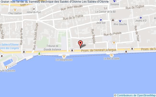 Voie Ferrée Du Tramway électrique Des Sables D'olonne  Les Sables-d'olonne