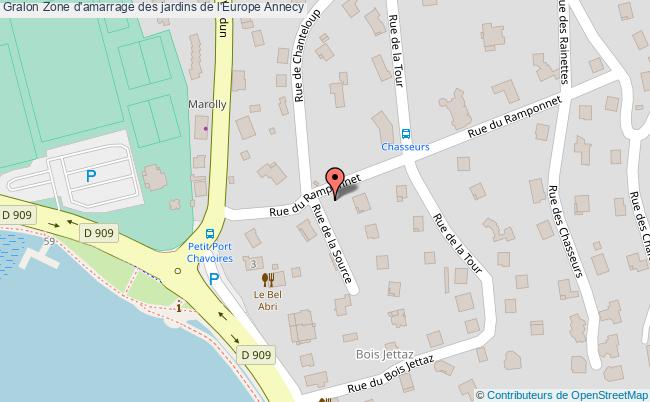 Zone D'amarrage Des Jardins De L'europe  Annecy