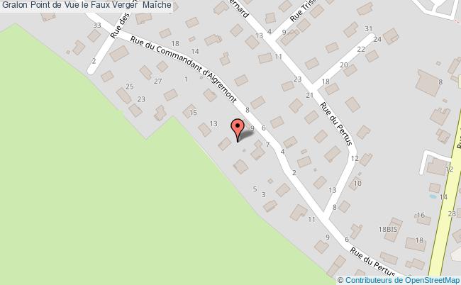 plan Point De Vue Le Faux Verger  Maîche Maîche