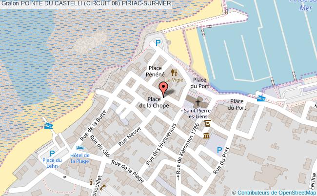 plan Pointe Du Castelli (circuit 08) Piriac-sur-mer PIRIAC-SUR-MER