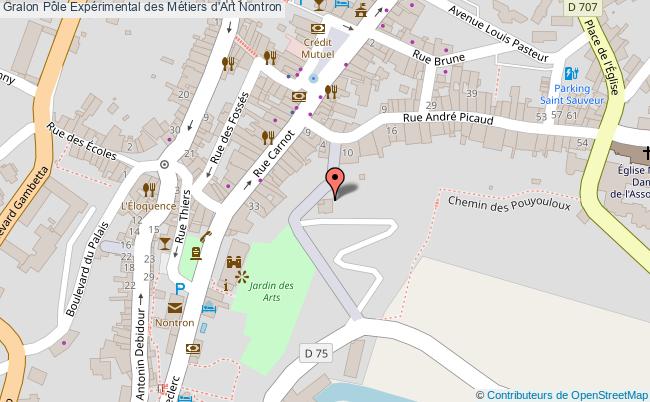 plan Pôle Expérimental Des Métiers D'art Nontron Nontron