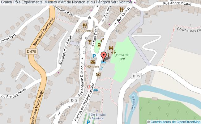 plan Pôle Expérimental Métiers D'art De Nontron Et Du Périgord Vert Nontron Nontron