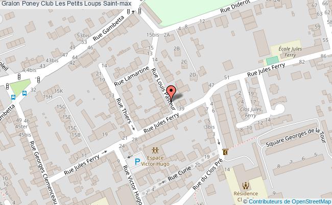 plan Poney Club Les Petits Loups Saint-max Saint-max