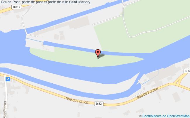 plan Pont, Porte De Pont Et Porte De Ville Saint-martory Saint-Martory